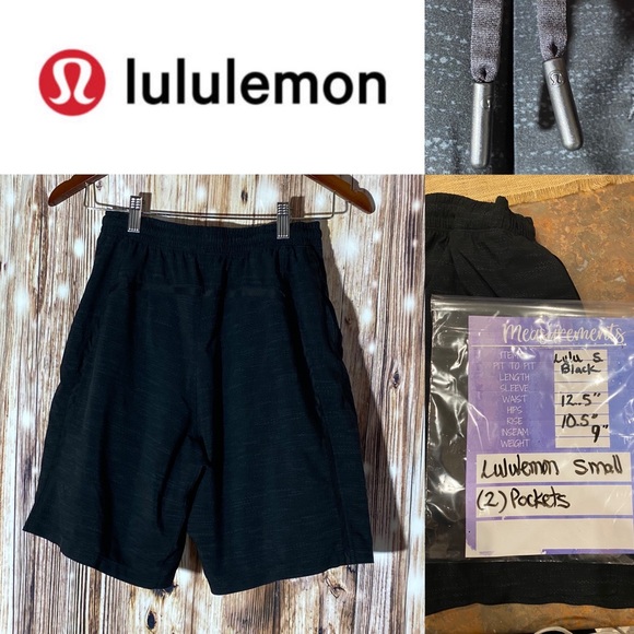lululemon athletica Other - Lululemon THE Linerless Shorts Black/Gray Mens S